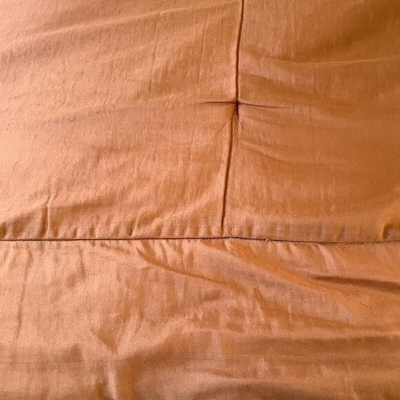 Rare Vintage Queen Wine Burgundy Gold Braid Lily Brown Silk Microsuede Coverlet - Picture 15 of 16